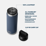 Yeti Rambler 26oz (769ml) Bottle With Chug Cap Yeti