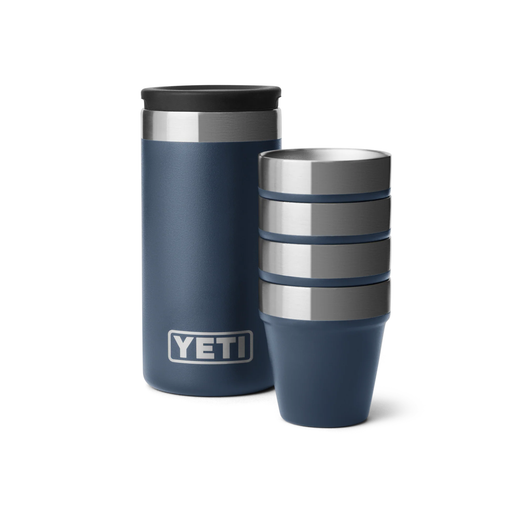 Yeti Shot Glasses with Carry Case - Navy Yeti