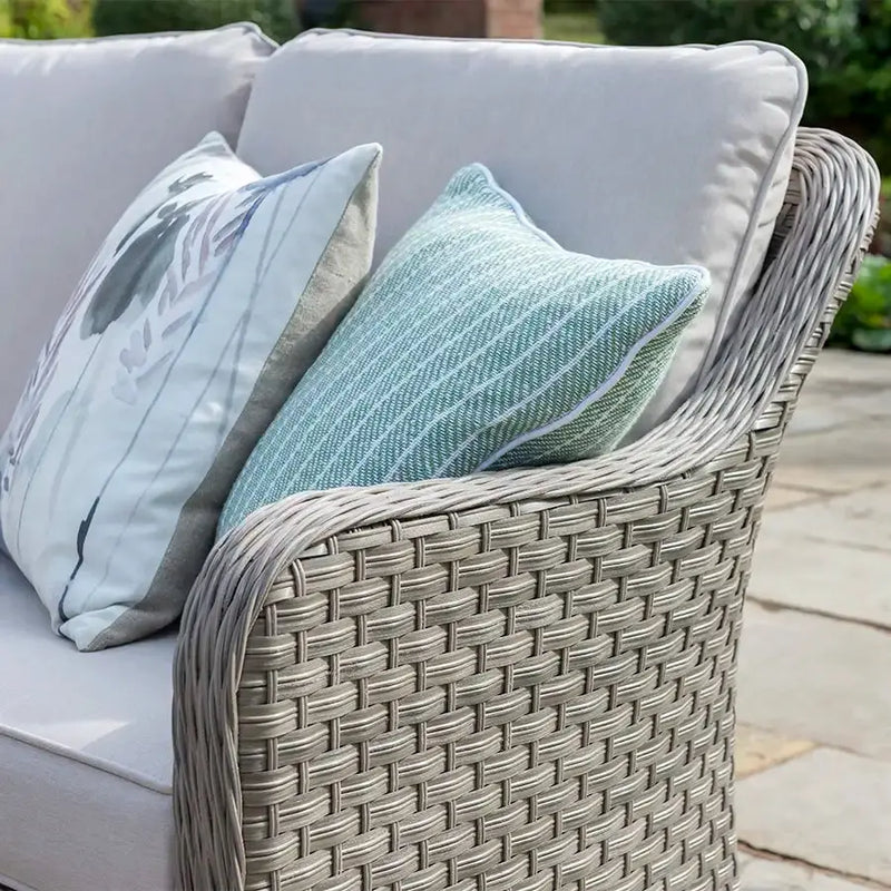 Kettler Charlbury Signature Mini Dining Corner Set with High Low Table & Weatherproof Cushions Kettler