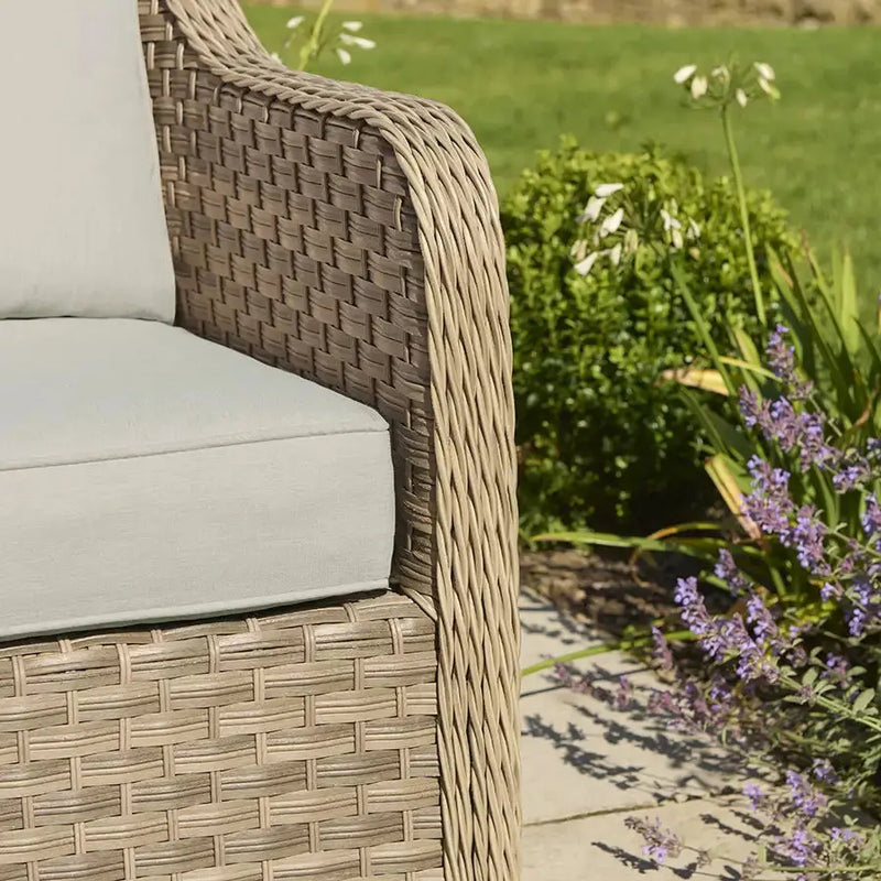 Kettler Charlbury Signature Casual Dining Corner Set with High Low Table and Weatherproof Cushions Kettler