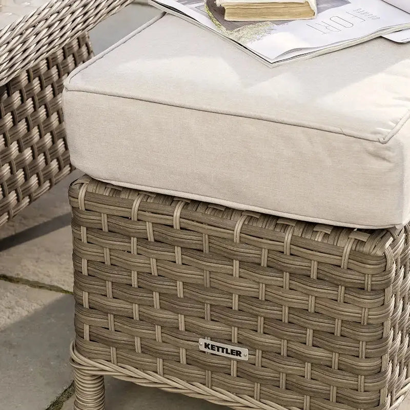 Kettler Charlbury Signature Mini Dining Corner Set with High Low Table & Weatherproof Cushions Kettler