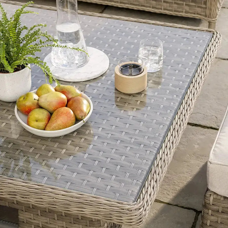 Kettler Charlbury Signature Mini Dining Corner Set with High Low Table & Weatherproof Cushions Kettler