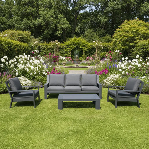Cove Lounge Set - Square with Garden Background