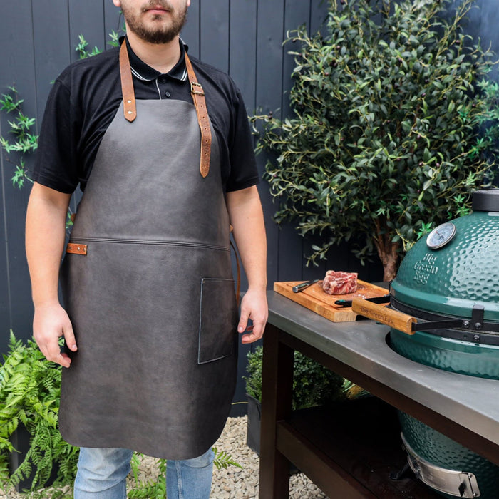 Big Green Egg Leather Apron