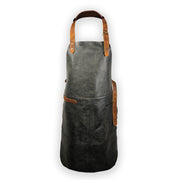 Big Green Egg Deluxe Leather Apron with Jute Bag Big Green Egg