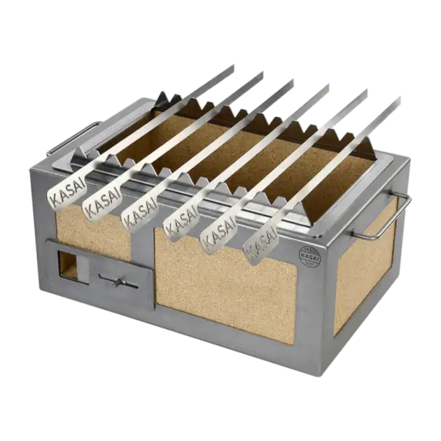 Kasai Konro Skewer Rack & Skewers Kasai