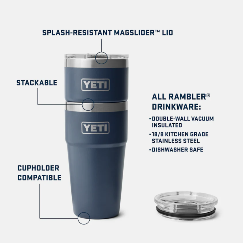 Yeti Rambler 20oz (591ml) Stacker Cup with Magslider Lid Yeti