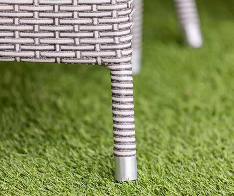 Grace Bay 6 Seat Round Flat Weave Garden Dining Set Grace Bay