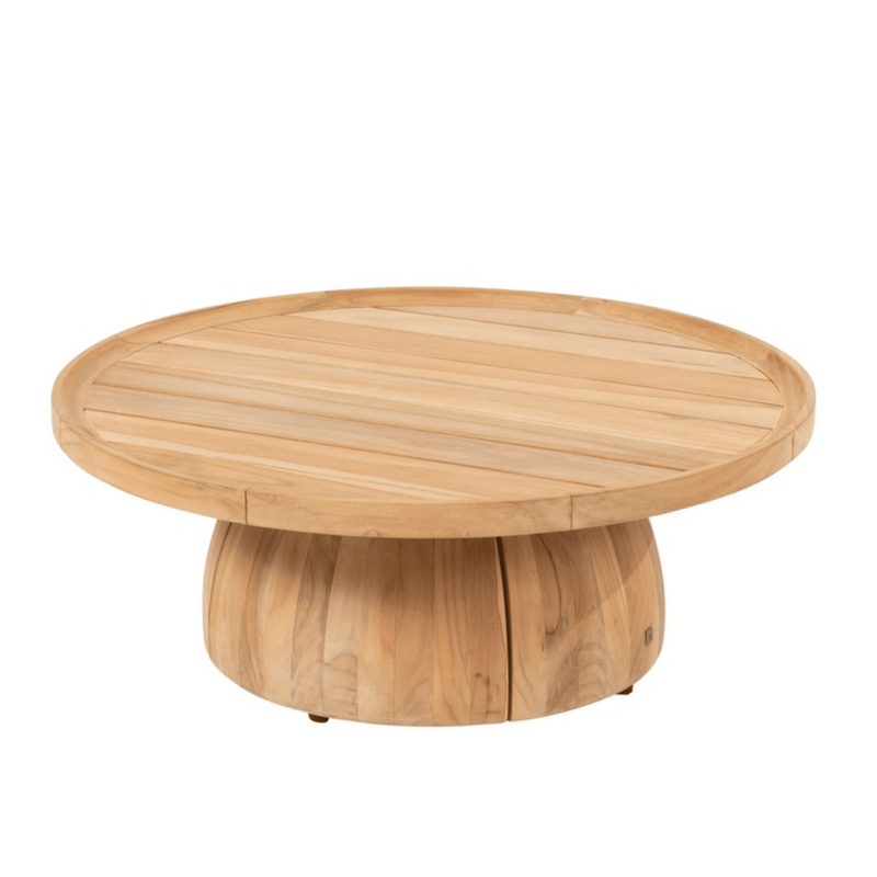 Pablo Outdoor Round Coffee Teak Table 80cm
