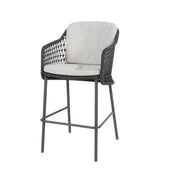 Tramonti Bar Chair Anthracite with 2 Cushions