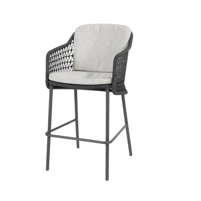 Tramonti Bar Chair Anthracite with 2 Cushions