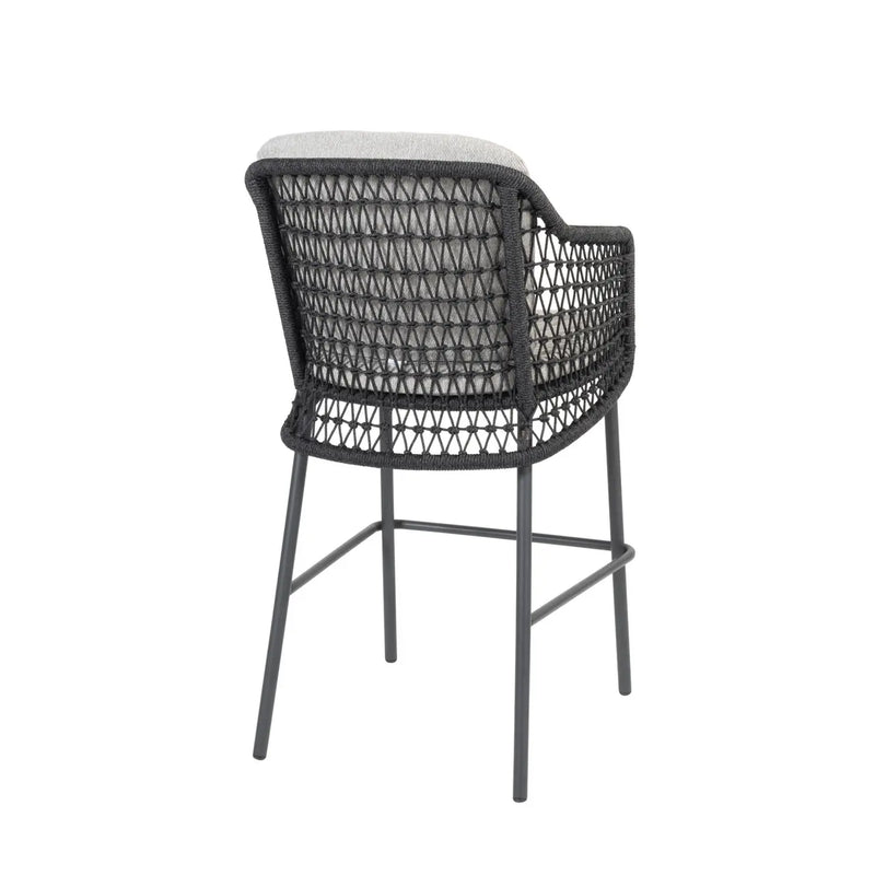 Tramonti Bar Chair Anthracite with 2 Cushions