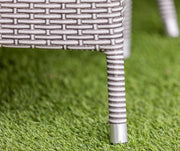 Grace Bay 6 Seat Rectangle Flat Weave Garden Dining Set Grace Bay