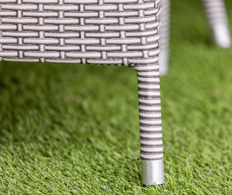 Grace Bay 6 Seat Rectangle Flat Weave Garden Dining Set Grace Bay