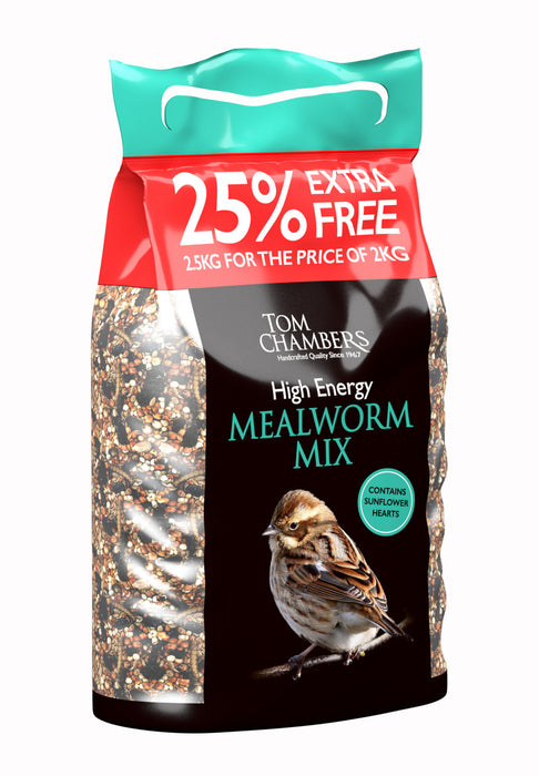 Tom Chambers High Energy Mealworm - 25% FOC - 2.5kg