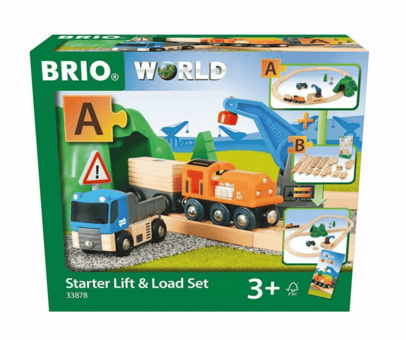 BRIO World Railway Set Starter Lift & Load Set
