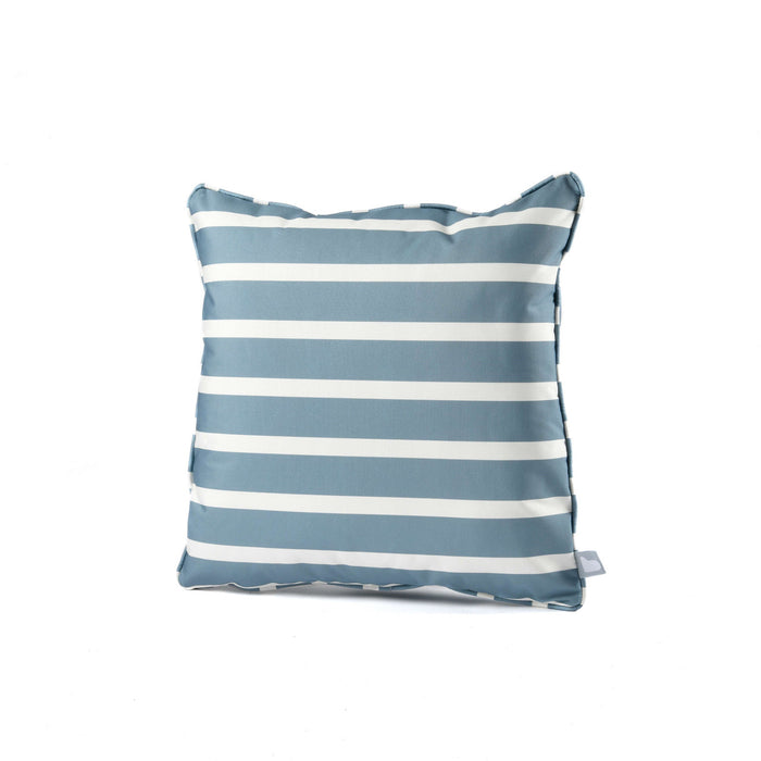 Extreme Lounging B-Cushion Awning Stripe Sea Blue 50x50cm | Outdoor Cushion
