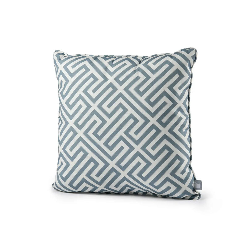 Extreme Lounging B-Cushion Maze Sea Blue 50x50cm | Outdoor Cushion Extreme Lounging