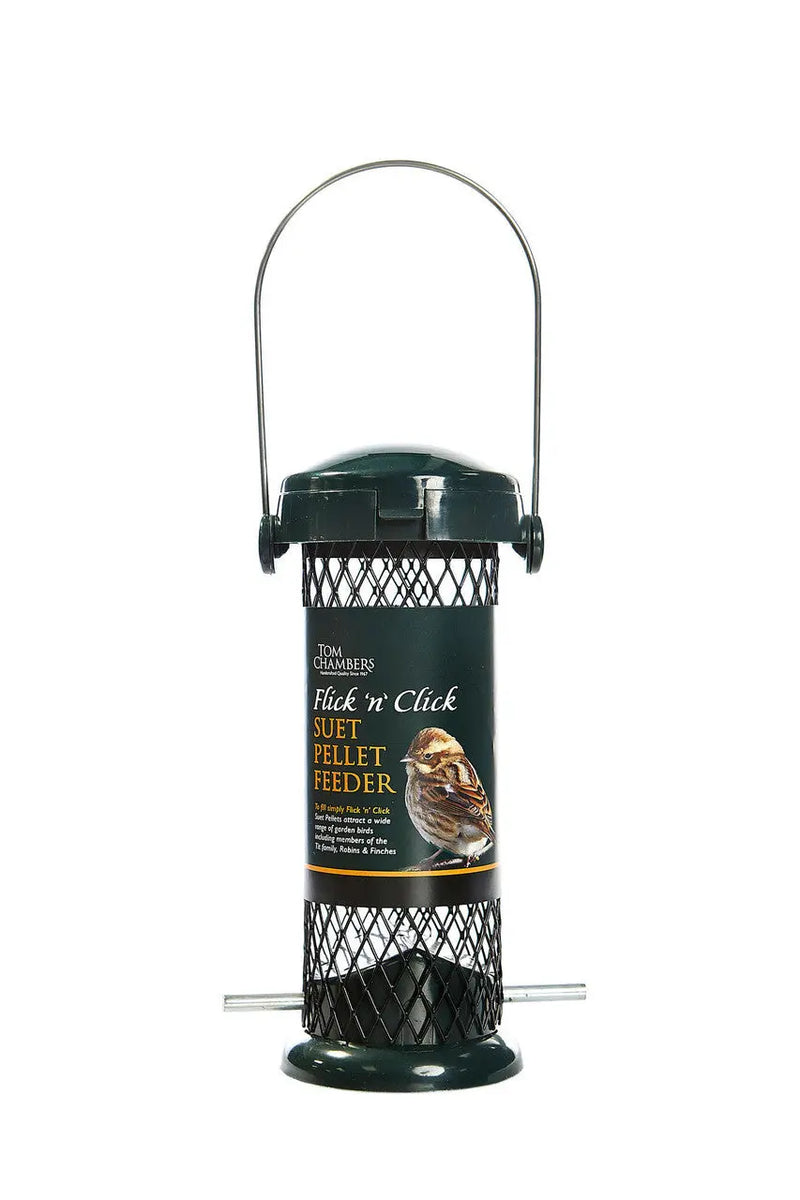 Tom Chambers Flick 'n' Click Suet Pellet Feeder Tom Chambers