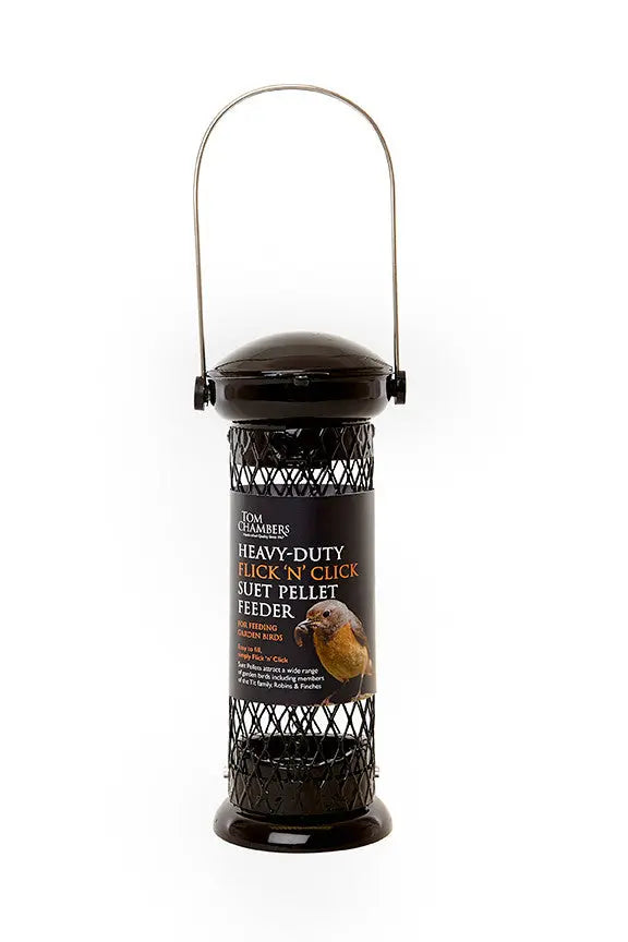 Tom Chambers Heavy Duty Flick n Click Suet Pellet Feeder Tom Chambers