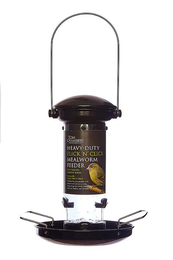 Tom Chambers Heavy Duty Flick 'n' Click Mealworm Feeder Tom Chambers
