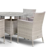 Grace Bay 8 Seat Round Flat Weave Garden Dining Set