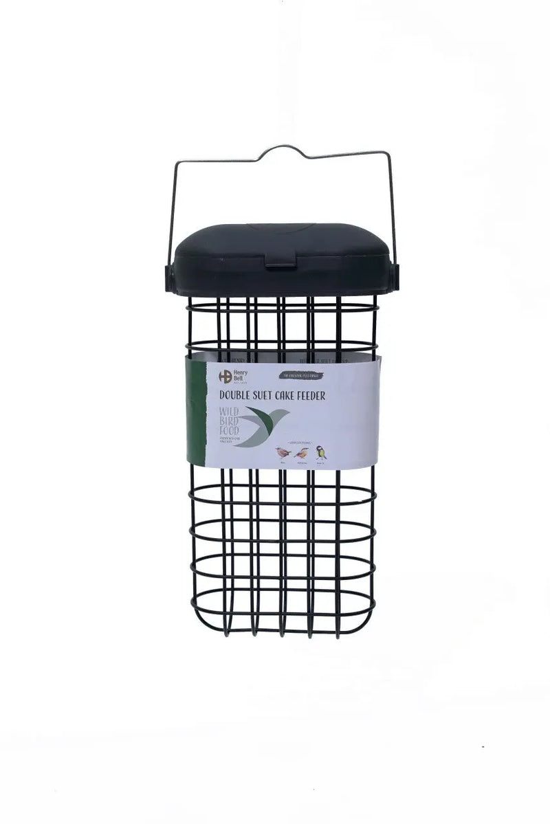 Henry Bell Wild Bird Essentials Plus Suet Cake Feeder Double Henry Bell