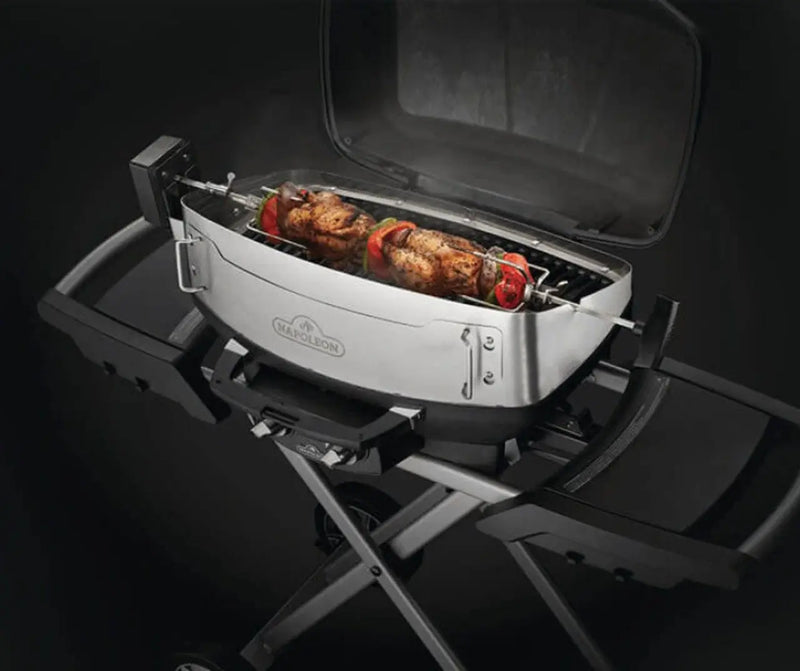 Heavy Duty Rotisserie For TravelQ BBQ