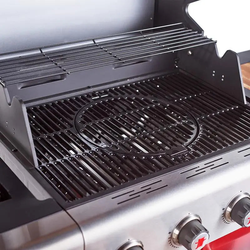 Outback Jupiter 4 Burner Hybrid BBQ - Red Outback