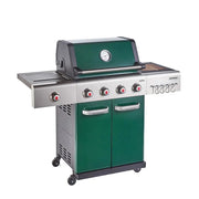 Outback Jupiter 4 Burner Hybrid BBQ - Green Outback
