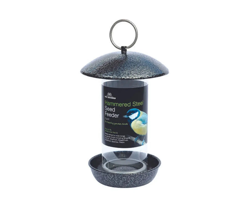 Tom Chambers Hammered Steel Seed Feeder - 2 port