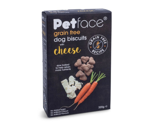 Petface Grain Free Dog Biscuits Cheese 320g