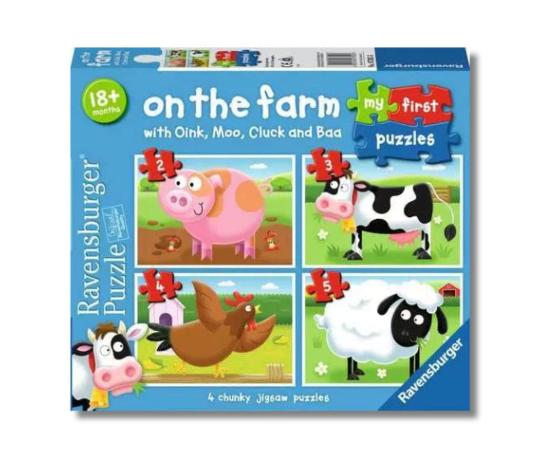 Ravensburger My First Puzzle, On the Farm Jigsaw Puzzles Ravensburger