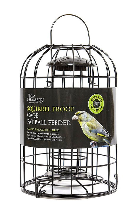 Tom Chambers Squirrel Proof/Cage Fat Ball Feeder