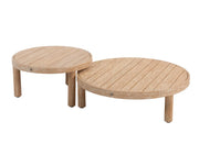 Sem Brushed Teak Tables