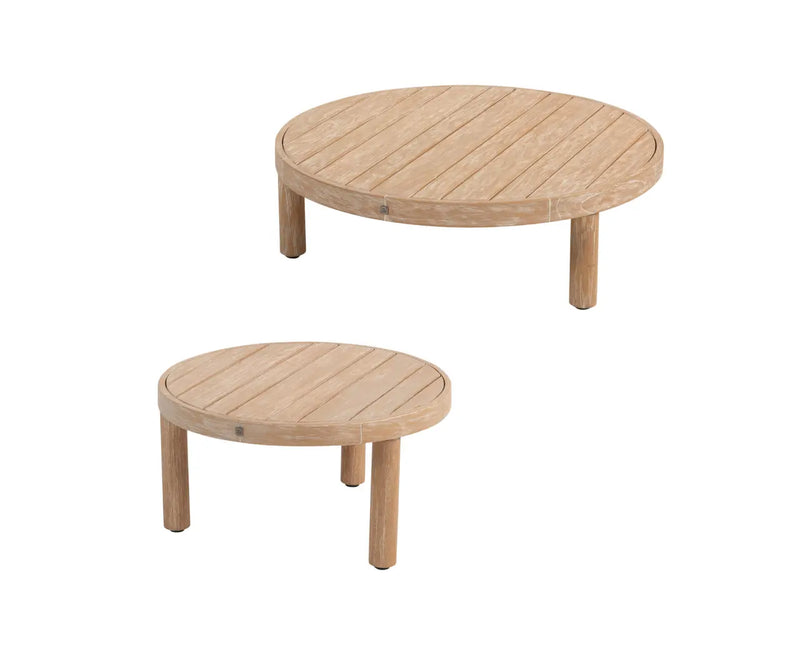 Sem Brushed Teak Tables