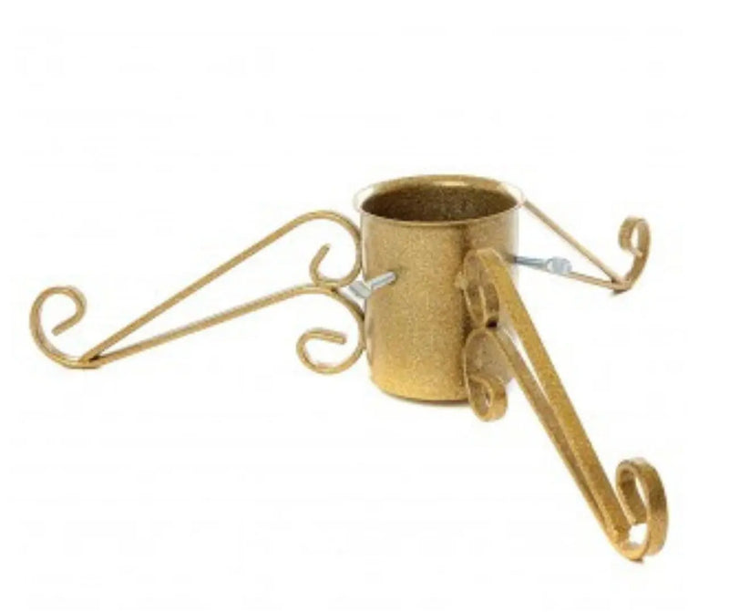 Ornate Christmas Tree Stand - Gold - 13cm (5")