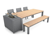 Kettler Elba Fire Pit Station | Grey Kettler