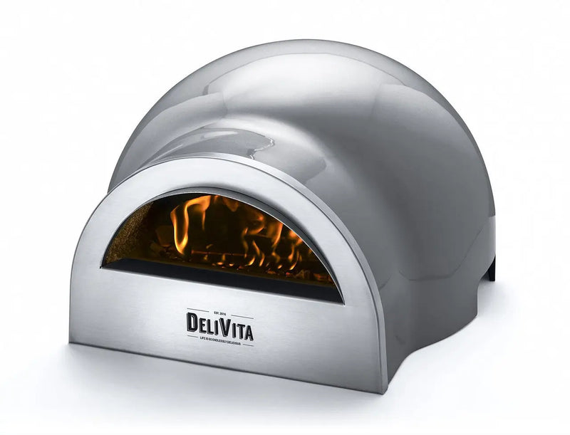 Delivita The Hale Grey Wood Fire Pizza Oven Delivita